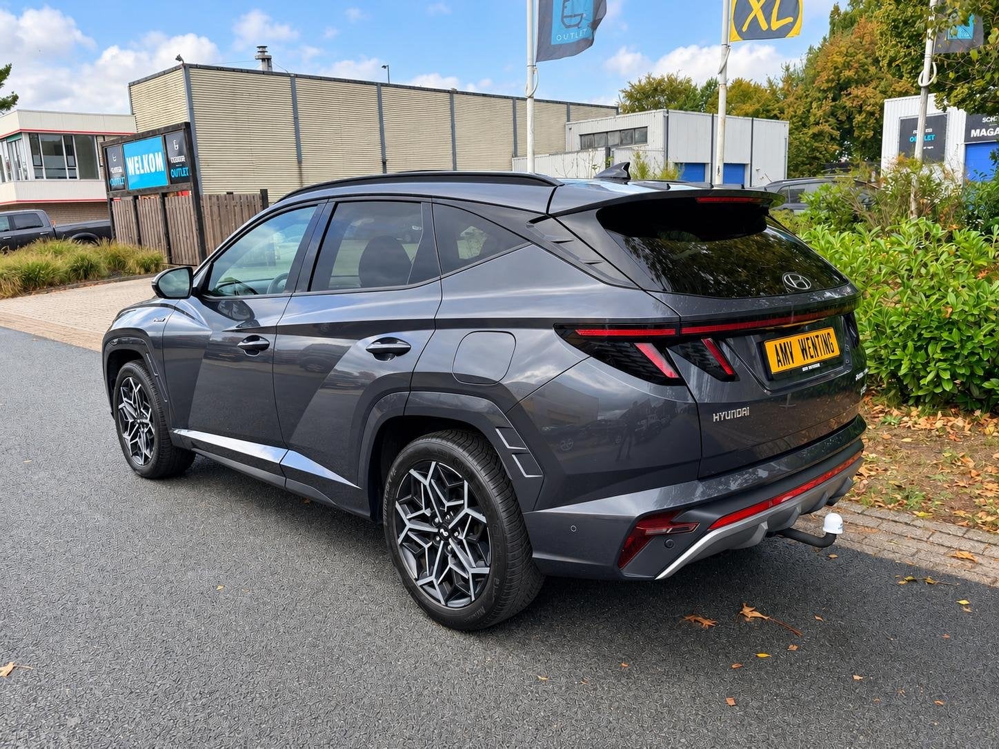 Hyundai Tucson 1.6 T-GDI PHEV 265PK N-Line Sky 4WD•Pano, Automaat, 14 kWh, Gebruikt, Euro 6