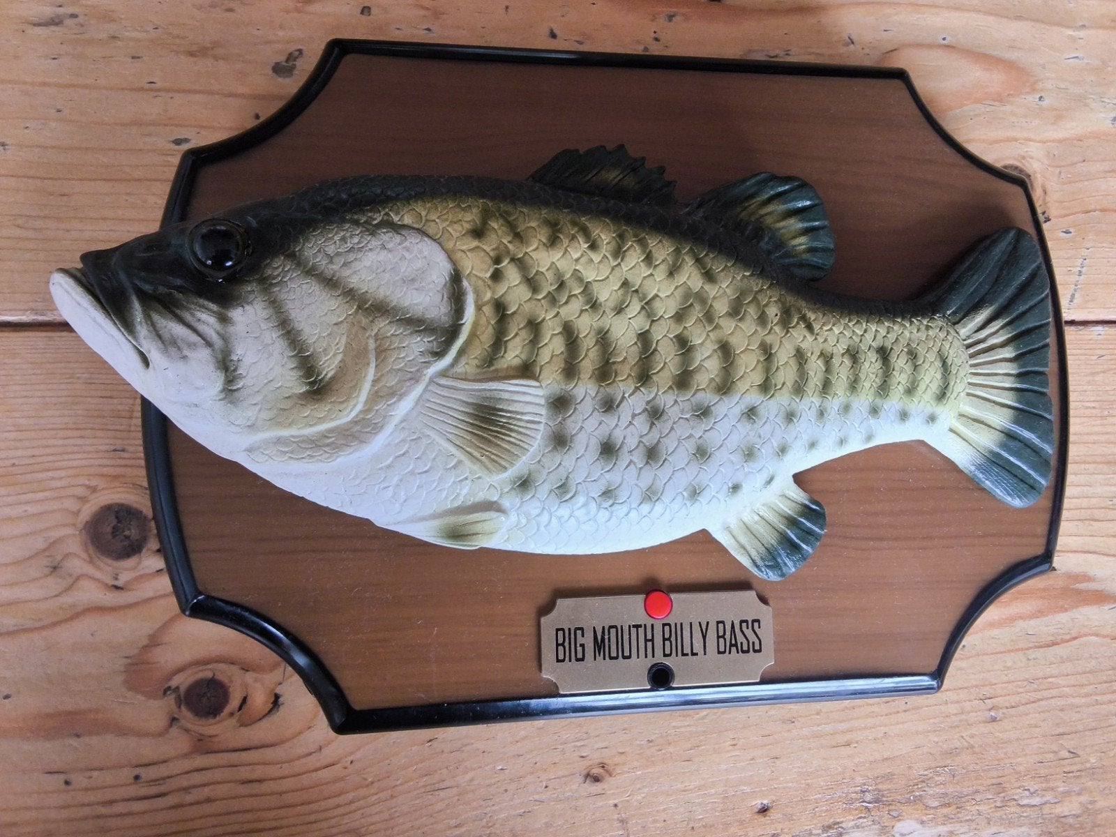 Big Mouth Billy Bass (niet meer )zingende vis muurdecoratie, Ophalen of Verzenden, Gebruikt