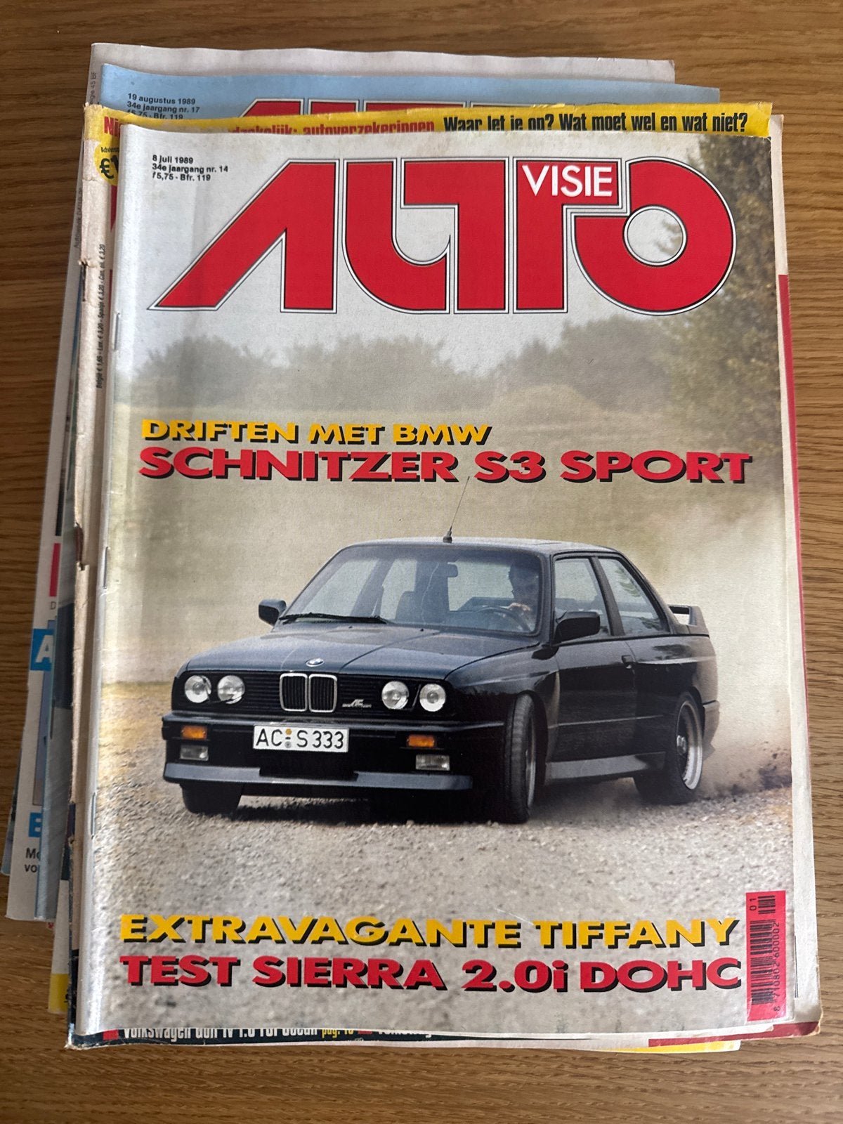 Auto Visie Magazine - BMW Schnitzer S3 Sport (Juli 1989), Boeken, Ophalen of Verzenden, Gelezen, BMW