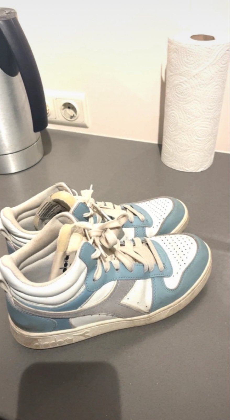 Blauwe Diadora sneakers - Maat 38.5, Kleding | Dames, Schoenen, Ophalen of Verzenden, Gedragen, Blauw, Sneakers of Gympen