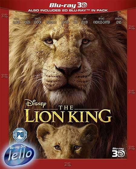 Blu-ray 3D: Disney's The Lion King (2019 Chiwetel Ejiofor)SC, Ophalen of Verzenden, Zo goed als nieuw, 3D Blu-ray, Avontuur