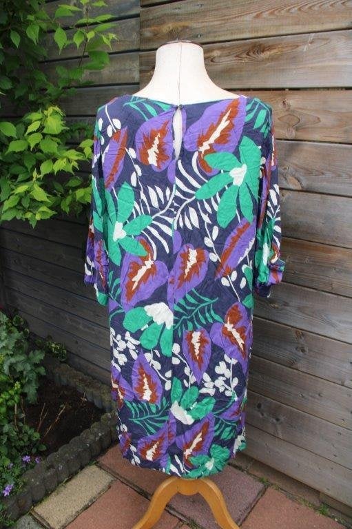 Jurk groen/ paars Paprika mt XL Vaste prijs, Kleding | Dames, Jurken, Maat 46/48 (XL) of groter, Ophalen of Verzenden, Zo goed als nieuw