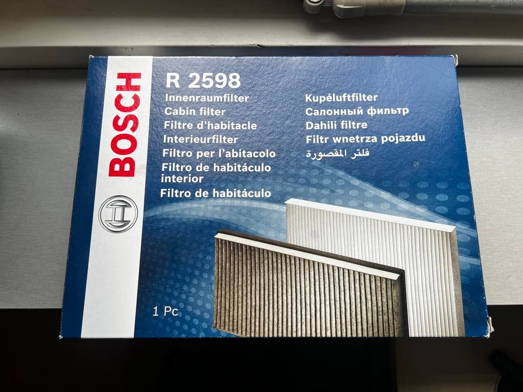 Bosch interieurfilter R2598 nieuw, Ophalen, Nieuw