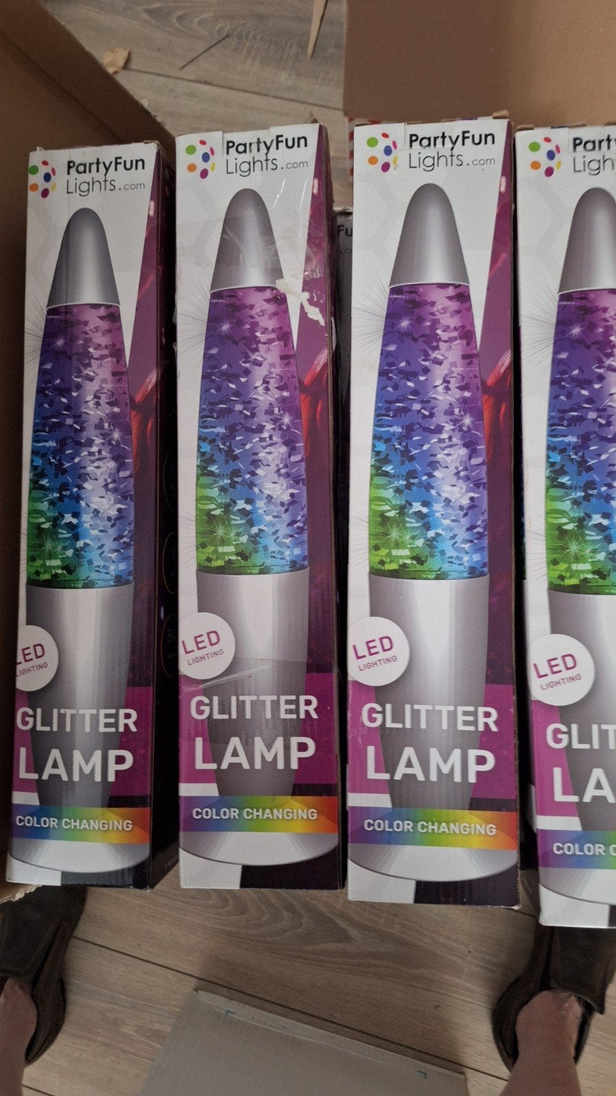 partij glitterlampen. 24 stuks, Ophalen of Verzenden, Nieuw