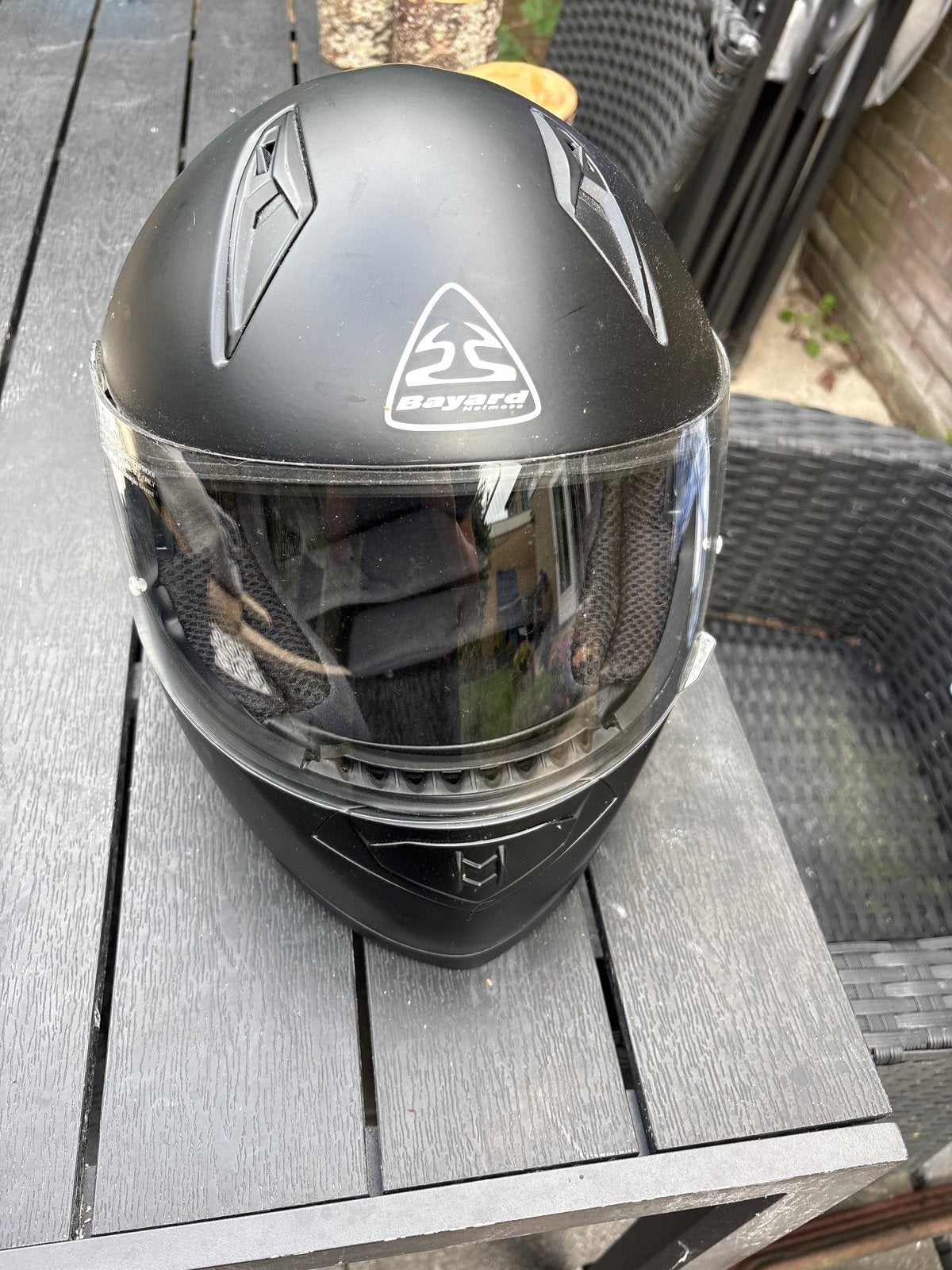 Bayard Integraalhelm - Mat Zwart - Maat M, Heren, Integraalhelm, L, Tweedehands