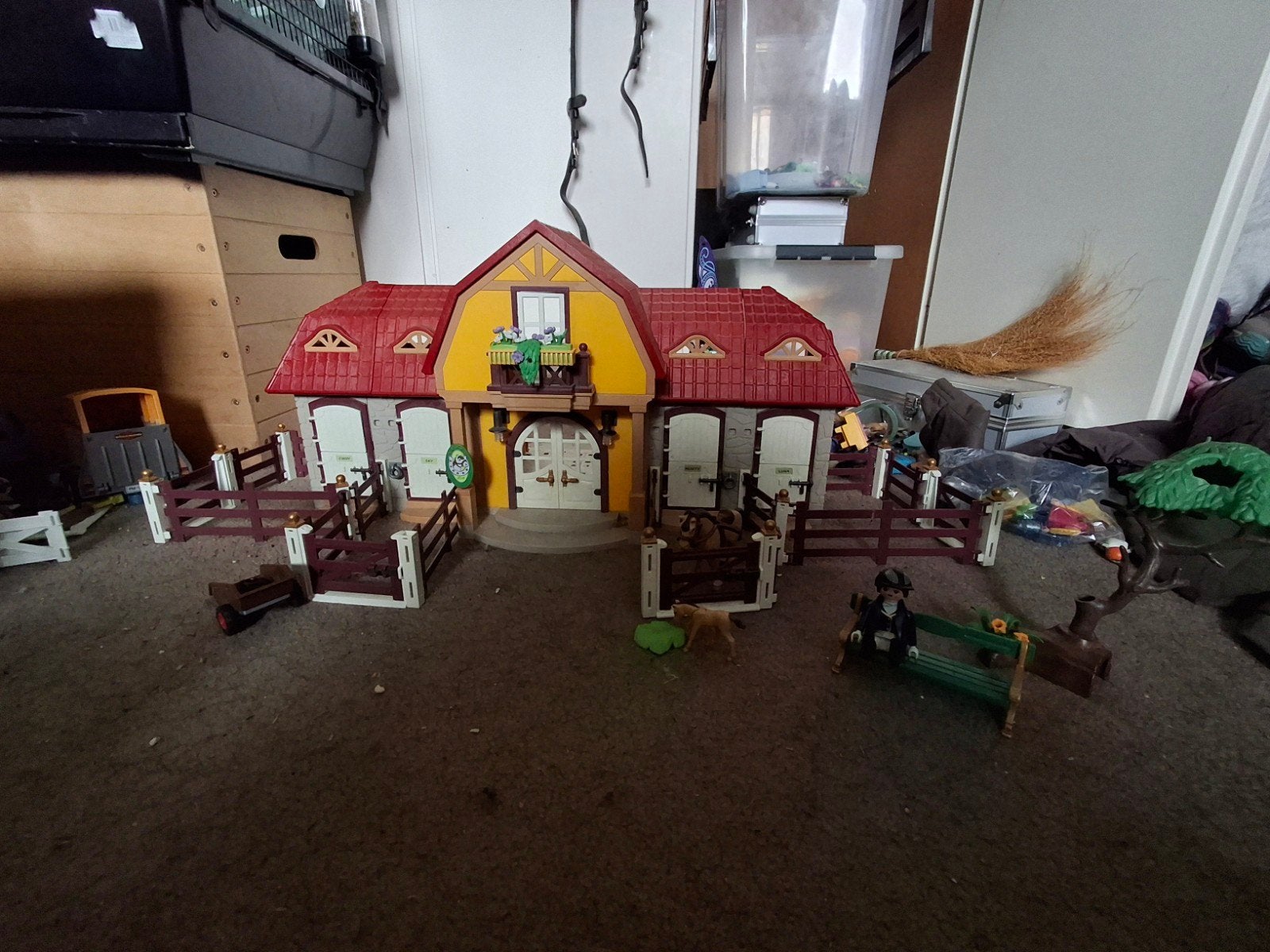 Playmobiel grote paardenranch compleet. 5221, Ophalen, Zo goed als nieuw, Complete set