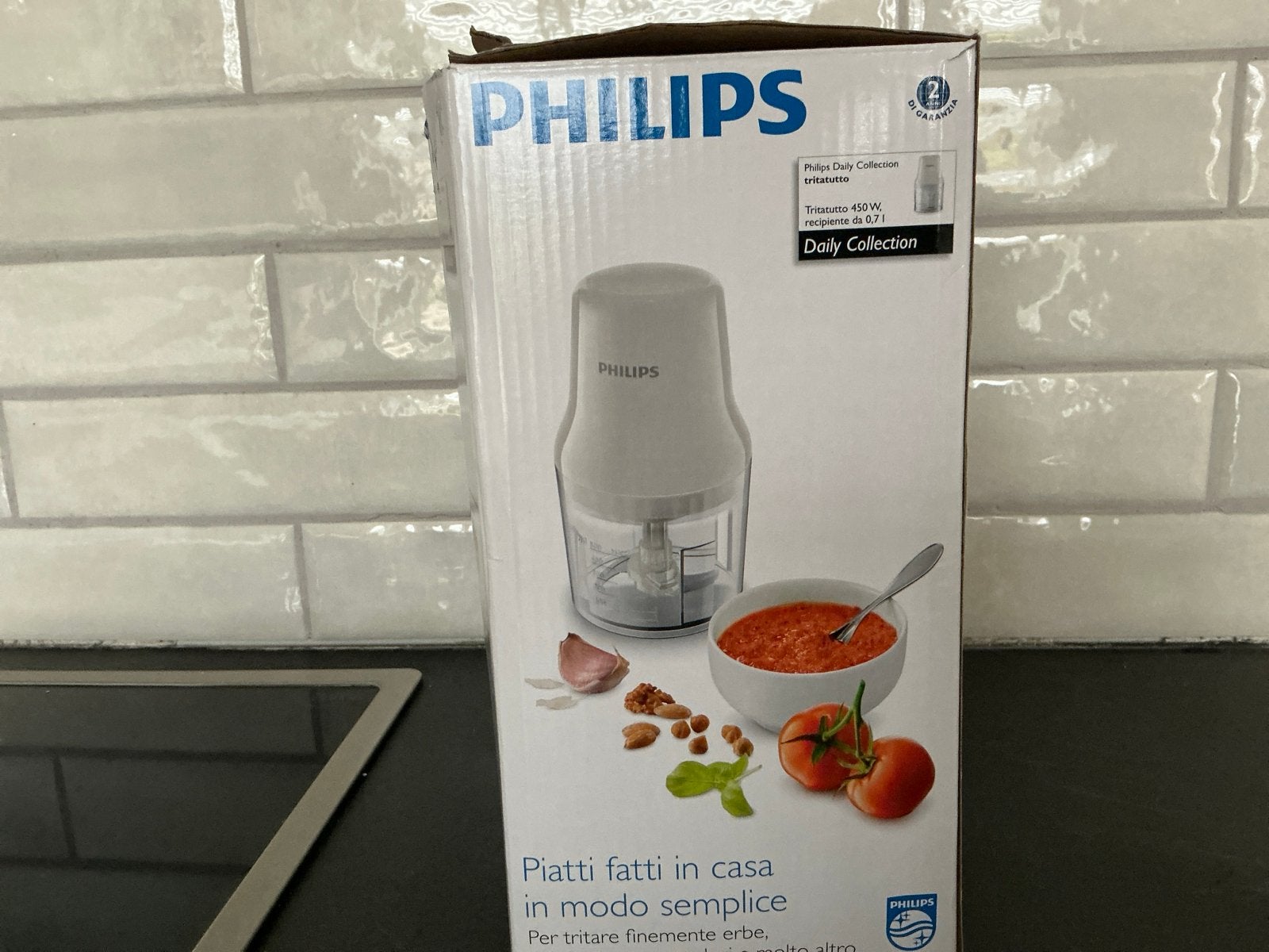 Philips Daily Collection Hakmolen - Nieuw in doos, Minder dan 1 liter, Ophalen, Nieuw, 1 snelheid