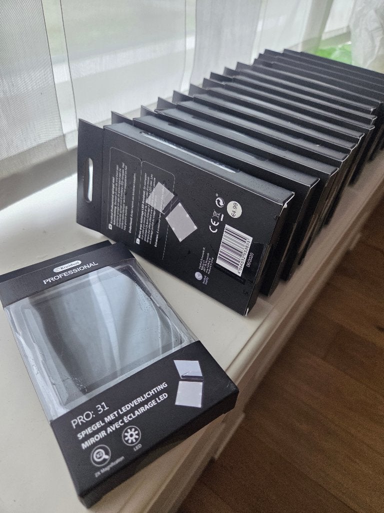 17 stuks spiegel partij dames spiegels nieuw, Minder dan 50 cm, Nieuw, Ophalen of Verzenden, Minder dan 100 cm