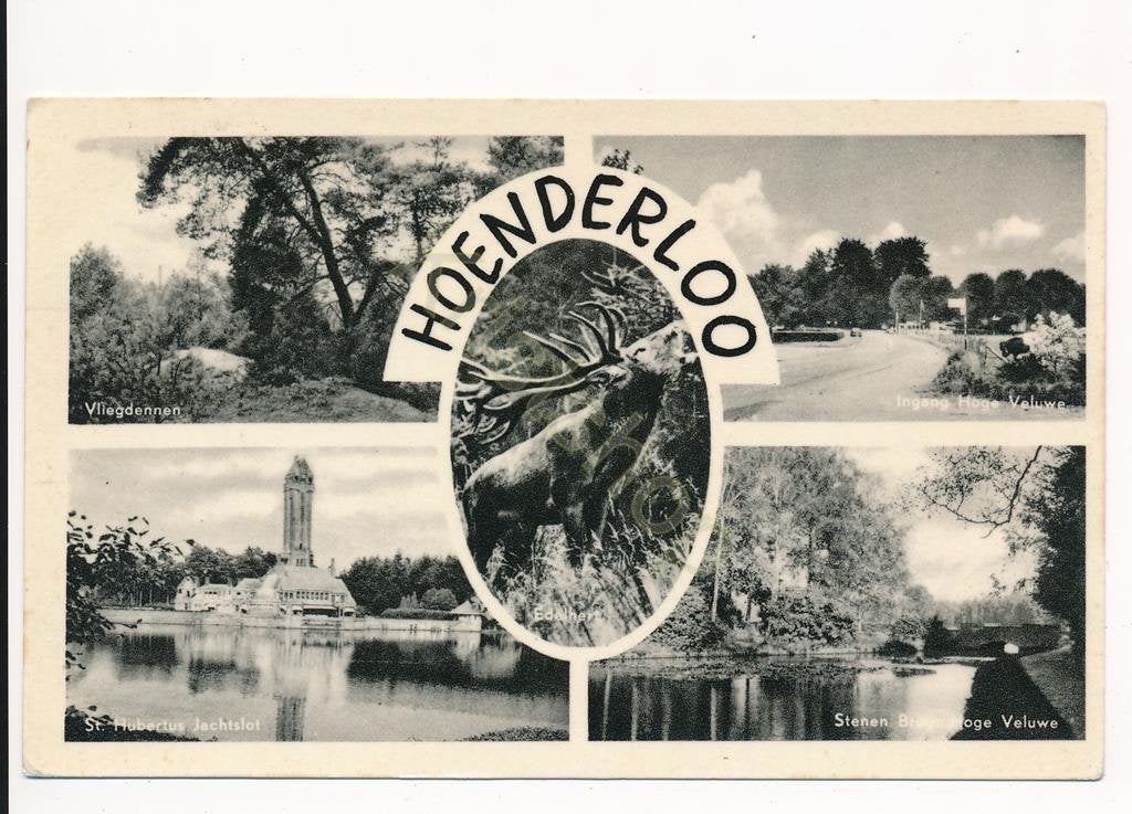 Hoenderloo [003-6552, Verzenden, 1940 tot 1960, Gelopen, Gelderland