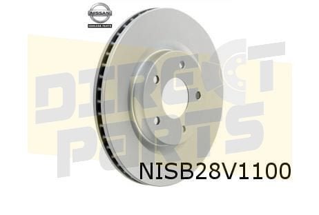 Nissan Qashqai (J11) remschijf voor (per stuk) Origineel! 40