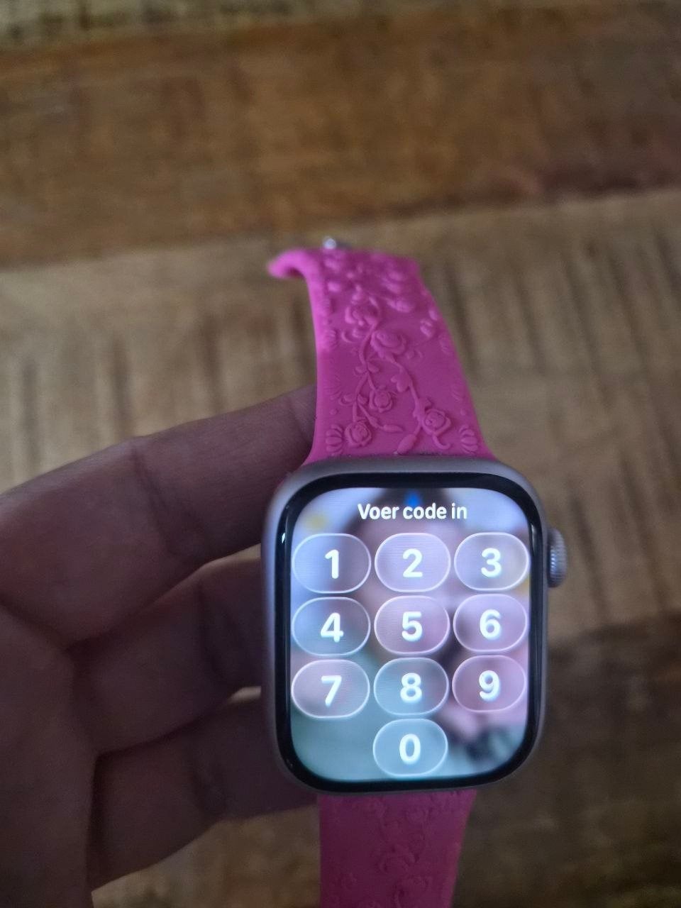 APPLE Watch Series 9 GPS 41 mm Roze, Ophalen, IOS, Zo goed als nieuw, Apple