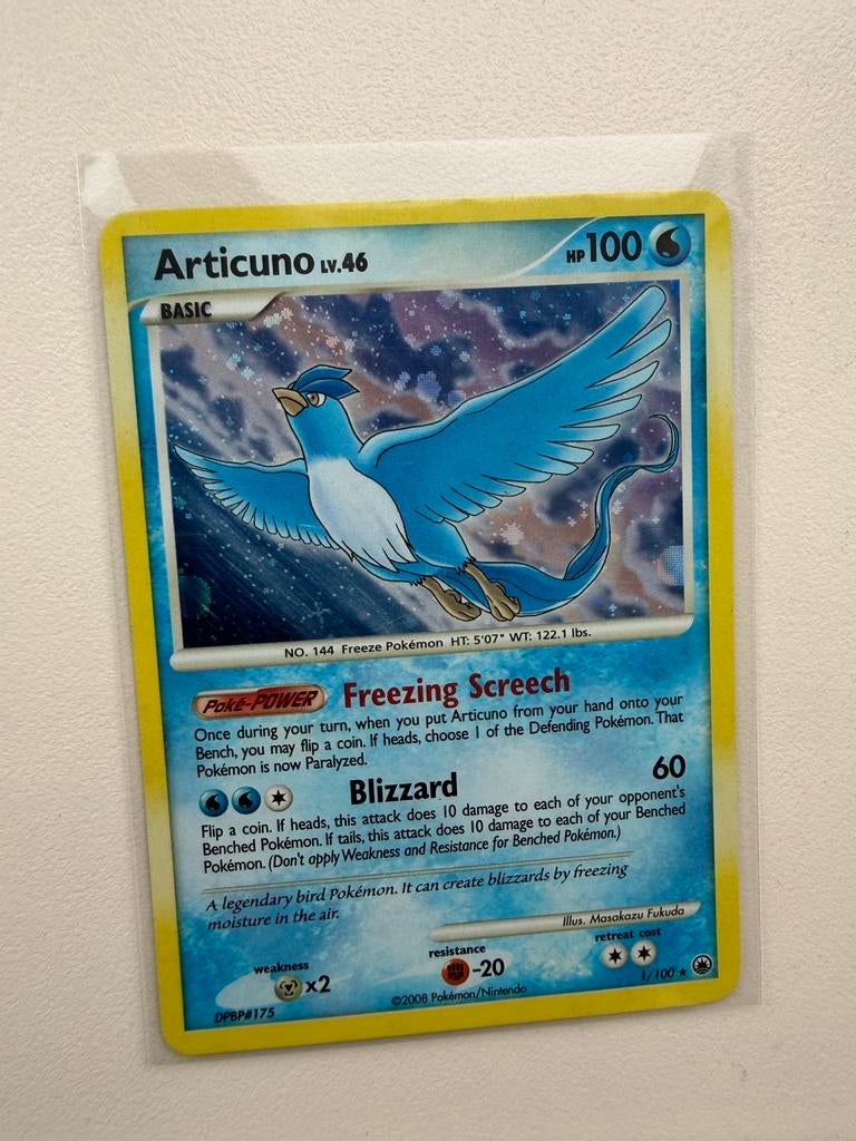 Articuno Pokemon kaart, Ophalen of Verzenden, Zo goed als nieuw
