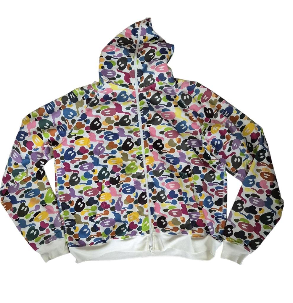 BAPE (A Bathing Ape) Full Zip Camo Hoodie | Maat XL, Ophalen, Overige kleuren, Overige typen, Maat 56/58 (XL)