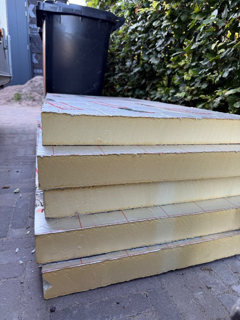 IKO Enertherm PIR isolatieplaten ALU FB 70mm - 5 stuks, Ophalen, Dakisolatie, 4 tot 8 cm, Nieuw