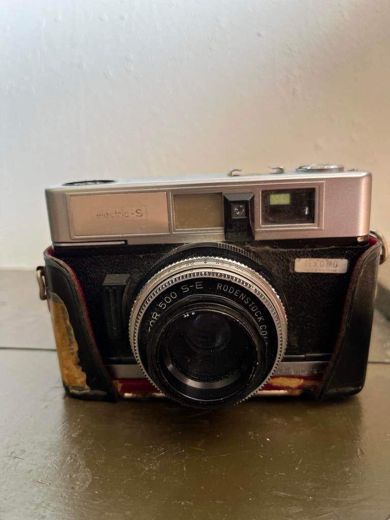Vintage camera's: Agfa Clack en Leotax Electric-S, Ophalen of Verzenden, Gebruikt