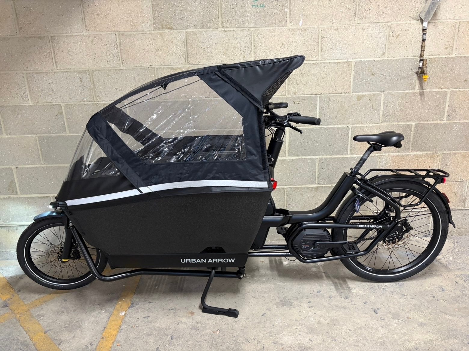Urban Arrow Family Next Pro Cargo Line Enviolo 545Wh 800km, Fietsen en Brommers, Elektrisch, Zo goed als nieuw, 2 kinderen, Schijfrem