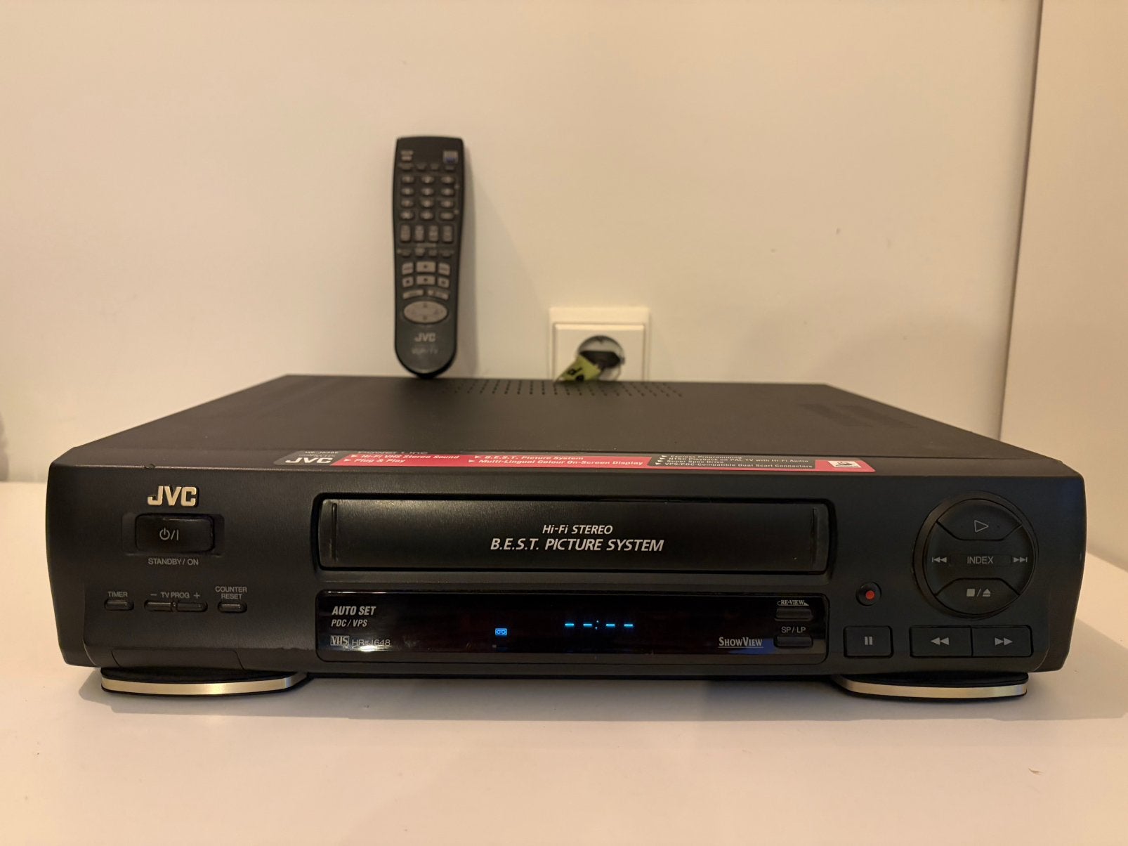 JVC HR-J648 VHS videorecorder, Ophalen of Verzenden, Gebruikt, VHS-speler of -recorder