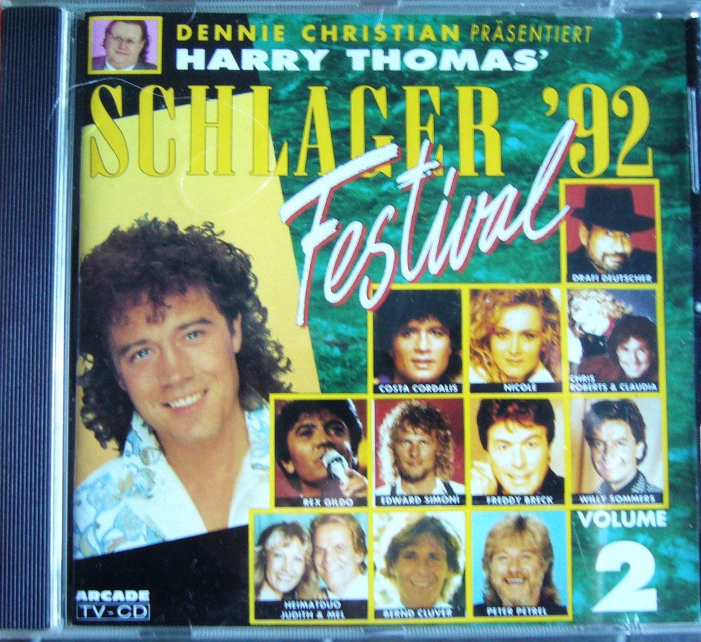 Harry Thomas Schlager Festival Volume Claudia Jung CD Duits, Cd's en Dvd's, Cd's | Schlagers, Ophalen of Verzenden, Zo goed als nieuw