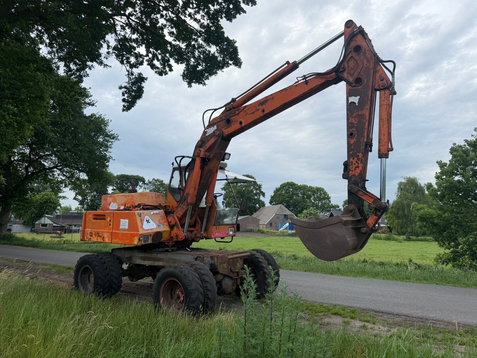Atlas 1252 mobiele kraan, Ophalen of Verzenden