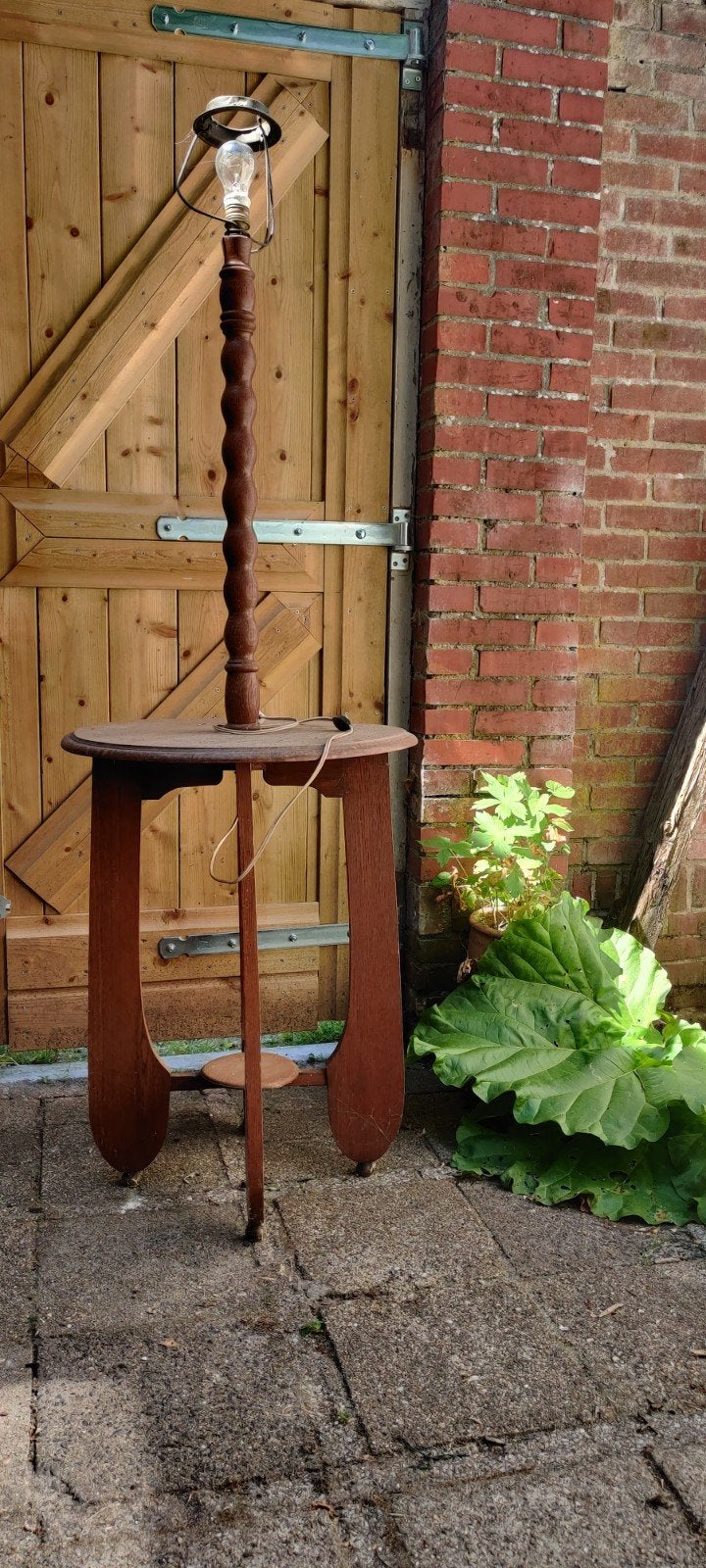 Art Deco Tafel met Lamp - opknapper, Ophalen