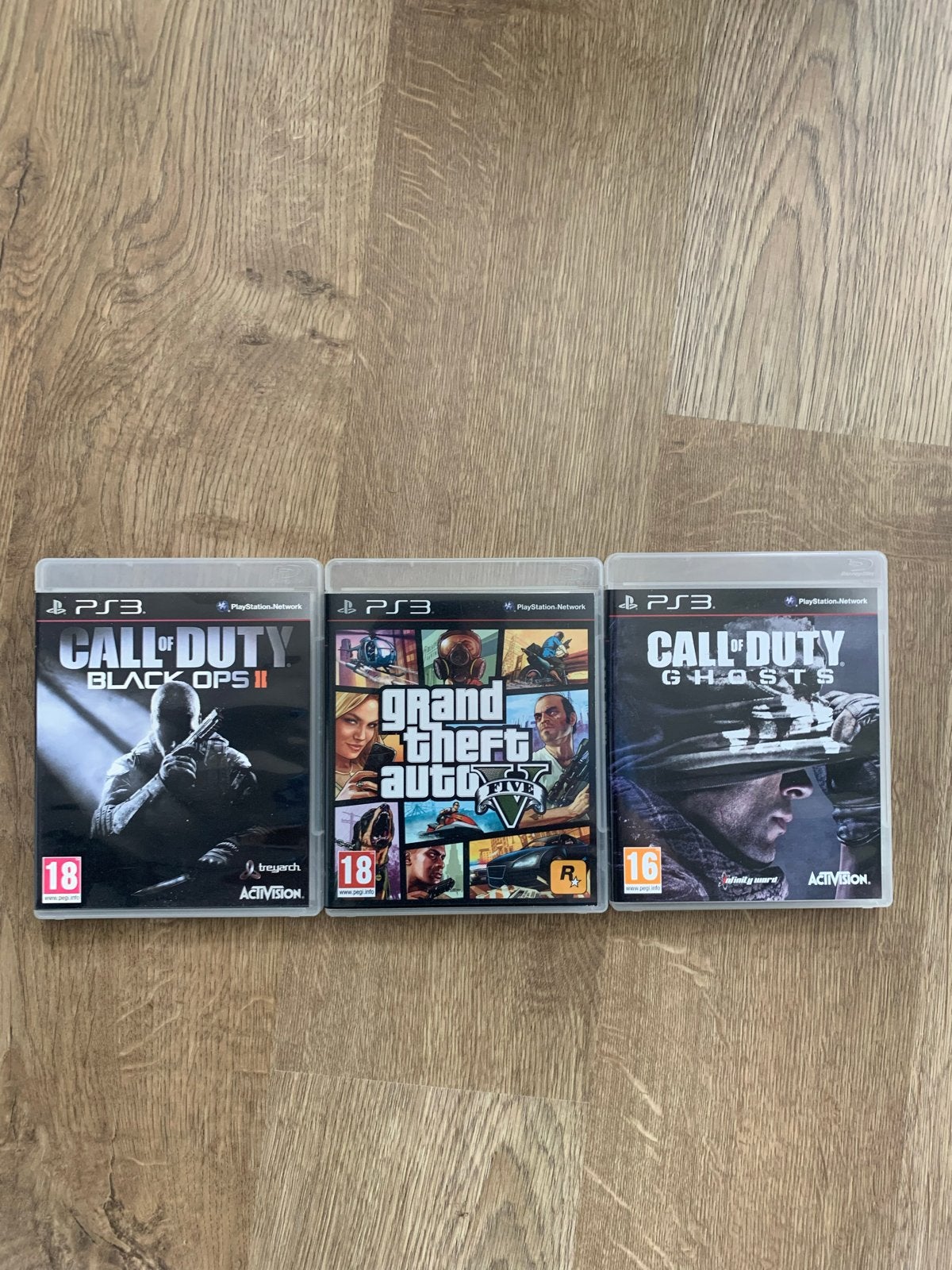 PS3 Games - Call of duty en GTA V, Gebruikt, Vanaf 18 jaar, Shooter, 1 speler
