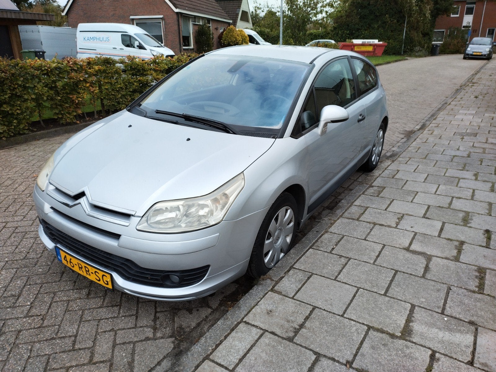 Citroën C4 1.6 16V Coupe 2005 Grijs, Auto's, Voorwielaandrijving, 4 cilinders, 1175 kg, 1587 cc