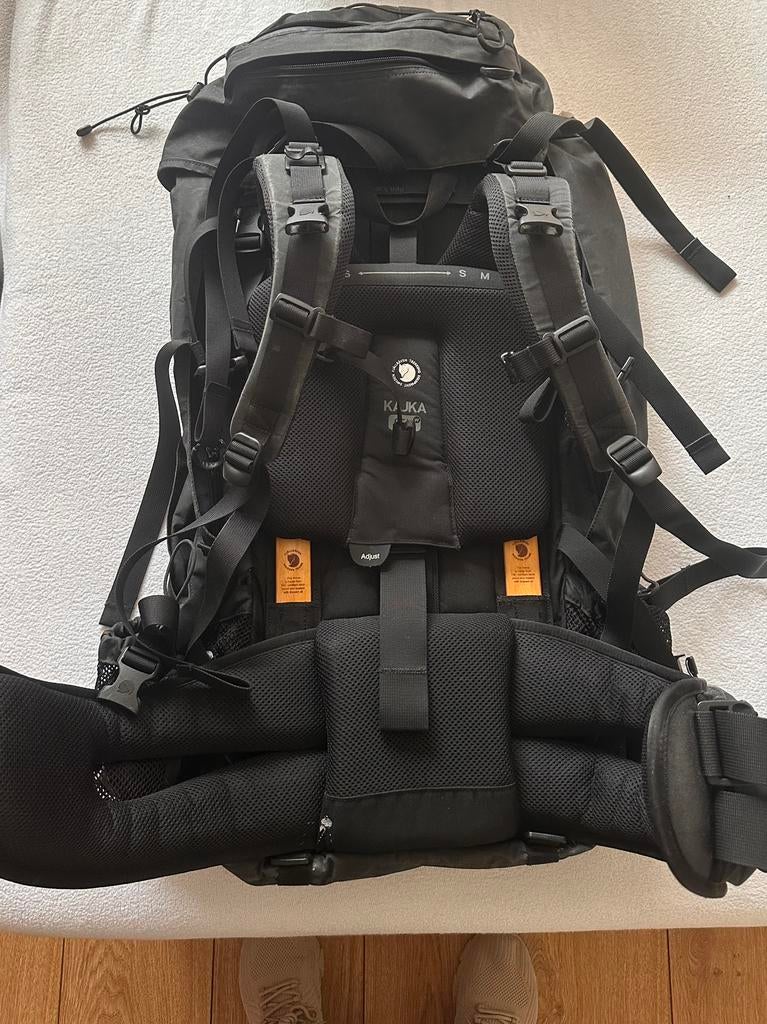 Fjällräven Kajka 65L Trekking Rugzak (ook voor Dames), Ophalen, 30 cm of meer, Zwart, 80 cm of meer