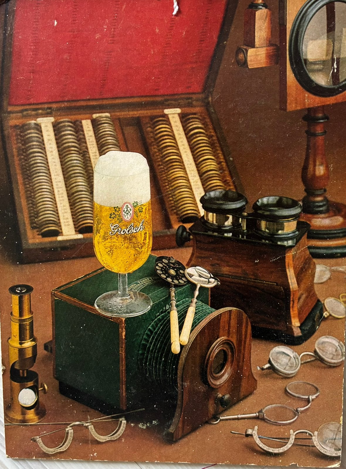 Kartonnen reclame bord, Verzamelen, Ophalen of Verzenden, Gebruikt, Reclamebord