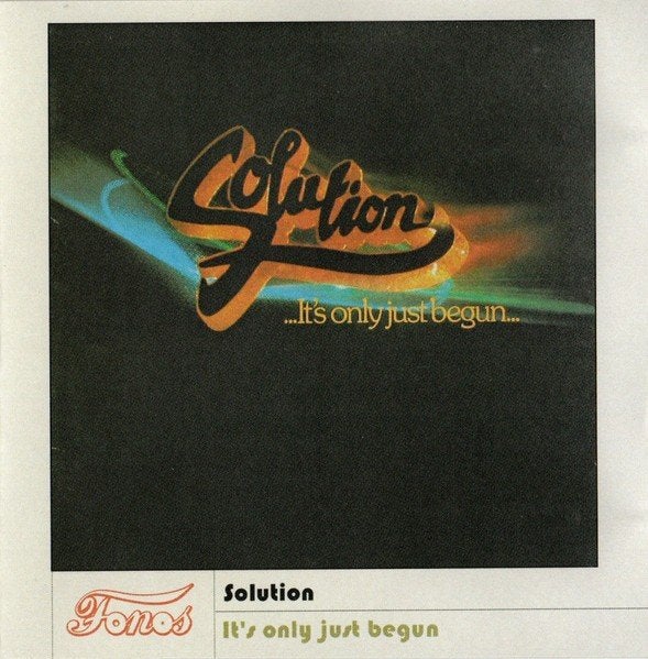 Solution ‎– It's Only Just Begun - Fonos, Cd's en Dvd's, Verzenden, Zo goed als nieuw, Poprock