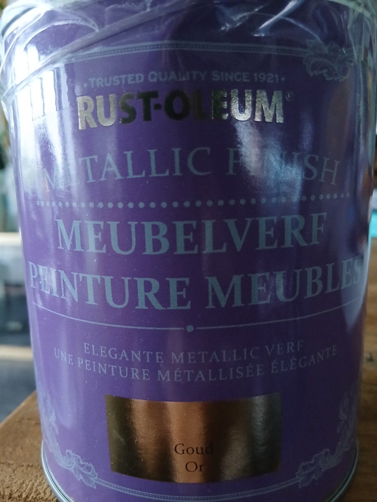 Rust-Oleum Metallic Meubelverf Goud 750ml, Doe-het-zelf en Verbouw, Ophalen, Nieuw