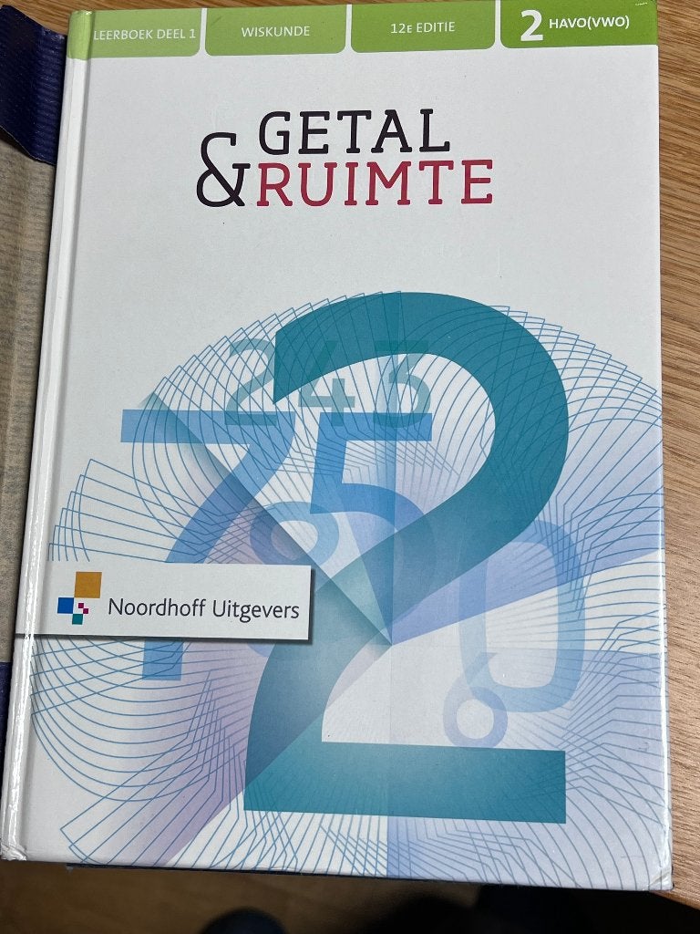 HAVO (VWO)  2 Wiskundeboek Getal & Ruimte, Boeken, HAVO, Ophalen of Verzenden, Zo goed als nieuw, Wiskunde B