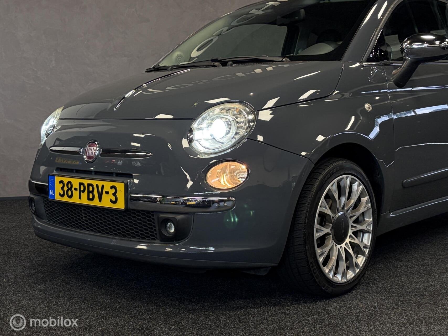 Fiat 500 C 1.2 Rock LEDER / AUTOMAAT / CLIMA / PDC / LMV / X, Auto's, Fiat, Euro 5, Gebruikt, 4 cilinders, Cabriolet