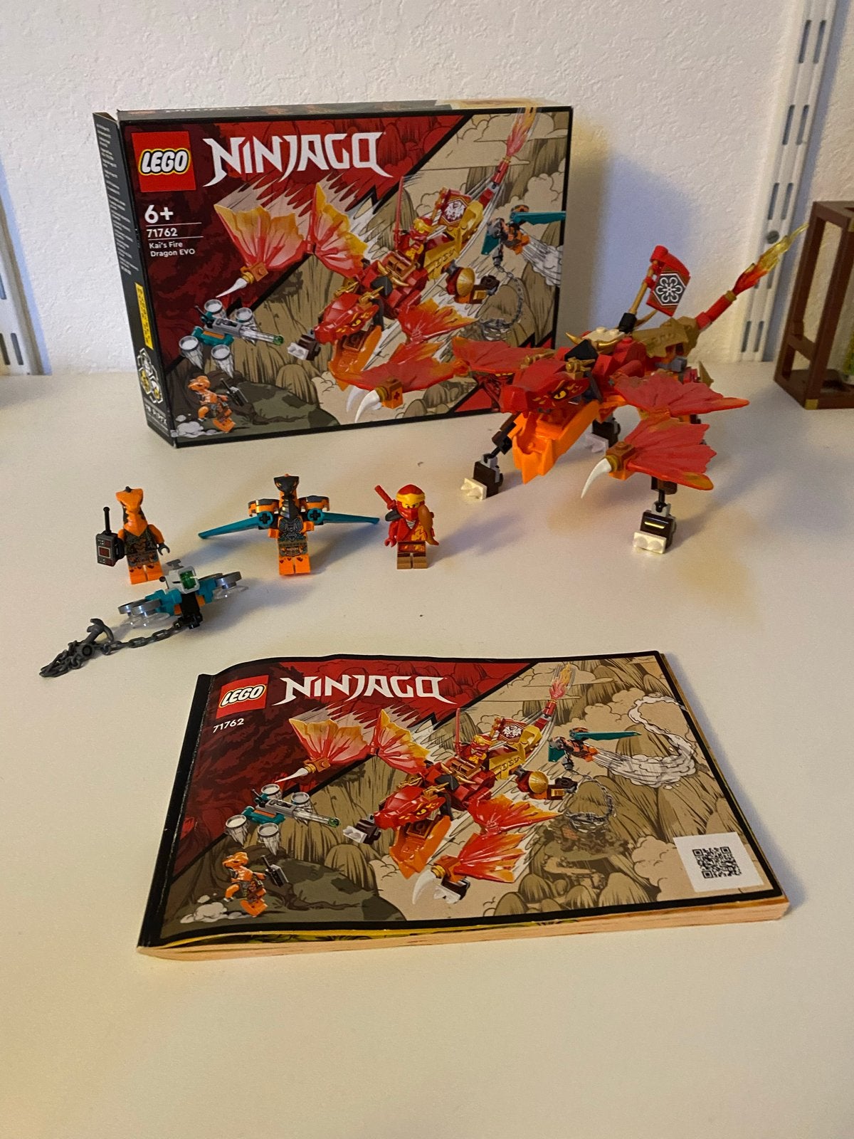 LEGO Ninjago 71762 Kai's Fire Dragon EVO, Ophalen of Verzenden, Zo goed als nieuw