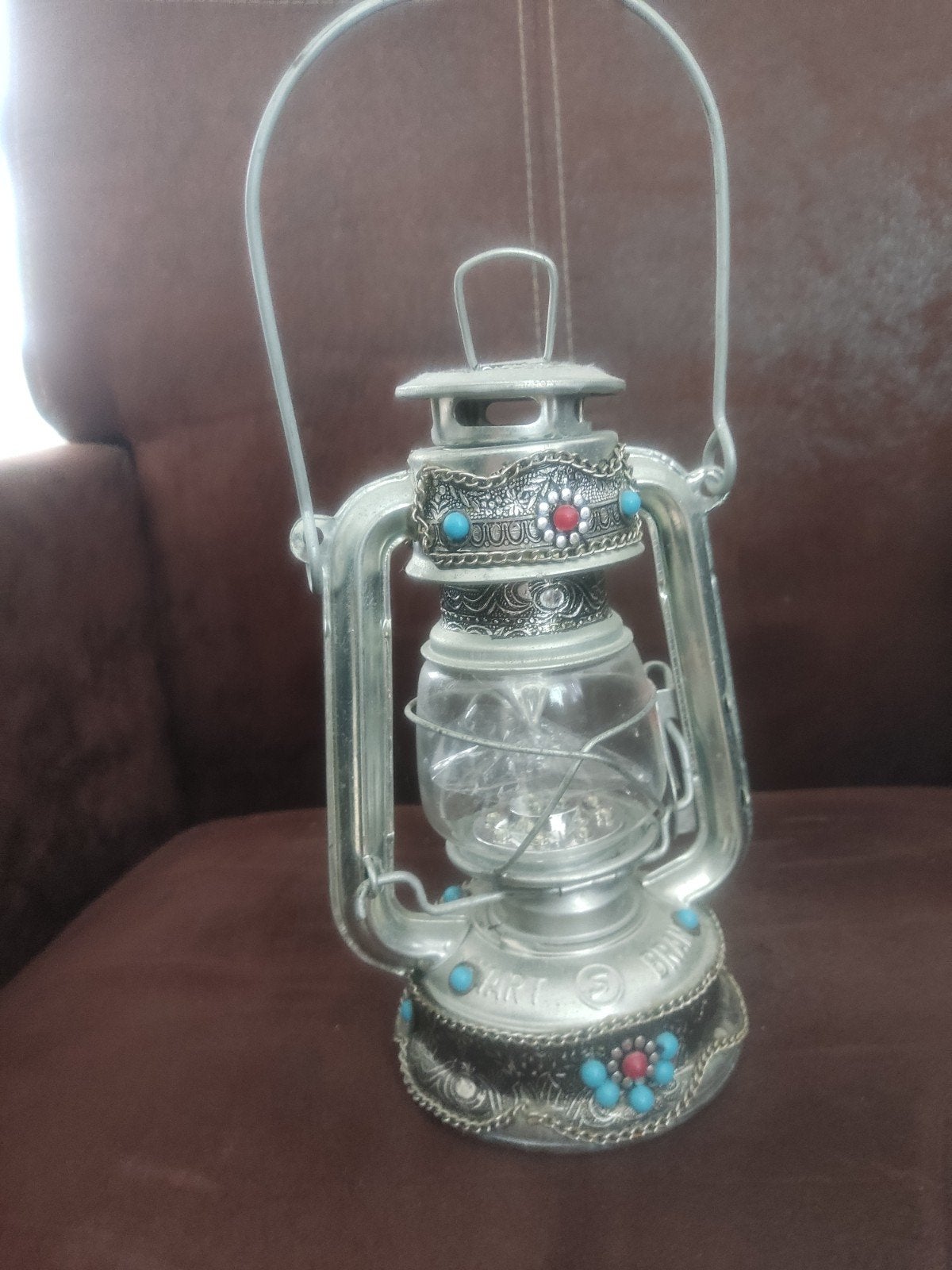 Decoratieve Oosterse Lantaarn met LED-verlichting, Ophalen
