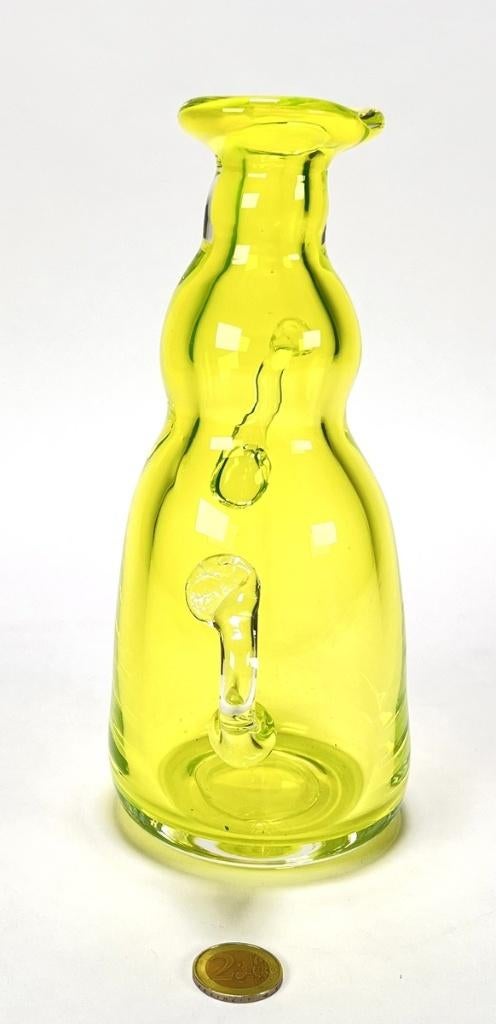 1003. Glazen kunstobject, Bernard Heesen & Yvon Trossèl, Antiek en Kunst, Antiek | Glas en Kristal, Ophalen of Verzenden