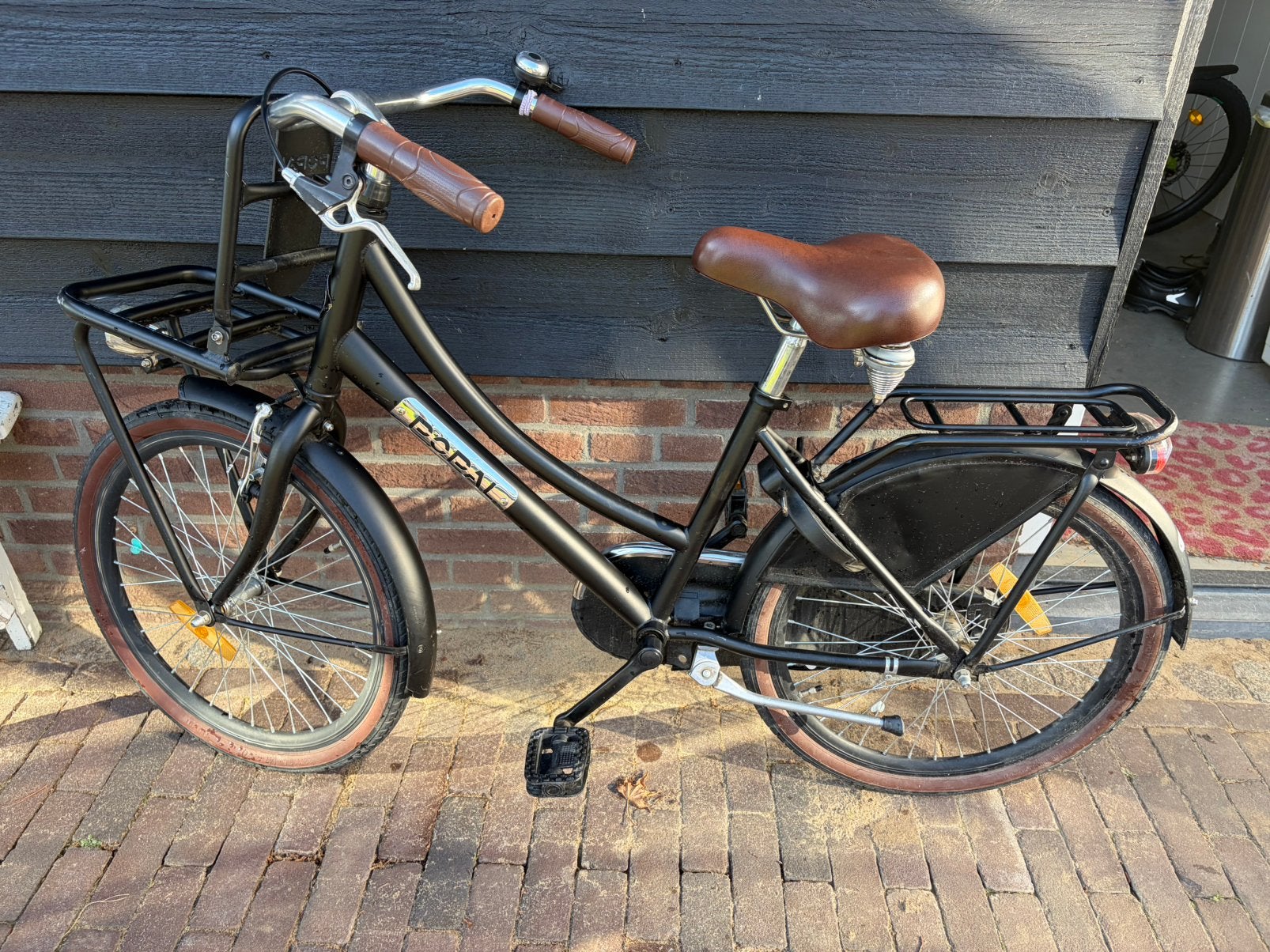 Popal daily dutch basic 22 zwart fiets, Ophalen, Gebruikt, 22 inch