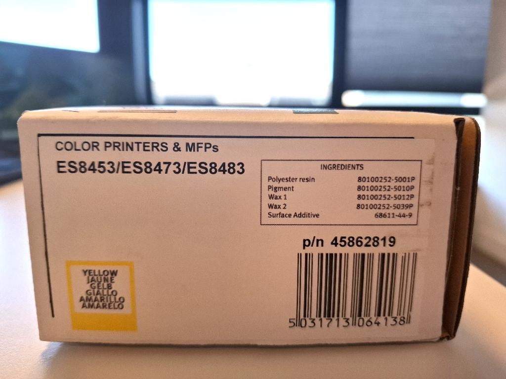OKI Toner ES8453/ES8473/ES8483 Yellow, Ophalen of Verzenden, Nieuw, Toner, OKI