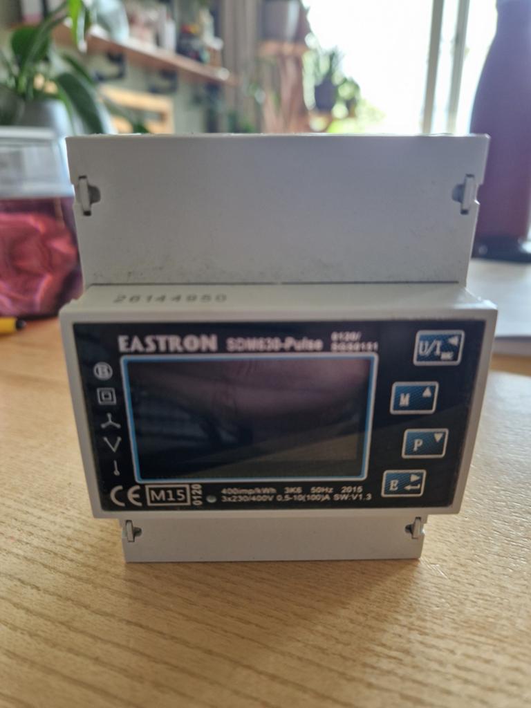 Eastron SDM630-M MID 3-fase kWh meter, Doe-het-zelf en Verbouw, Elektra en Kabels, Ophalen of Verzenden, Zo goed als nieuw, Overige typen