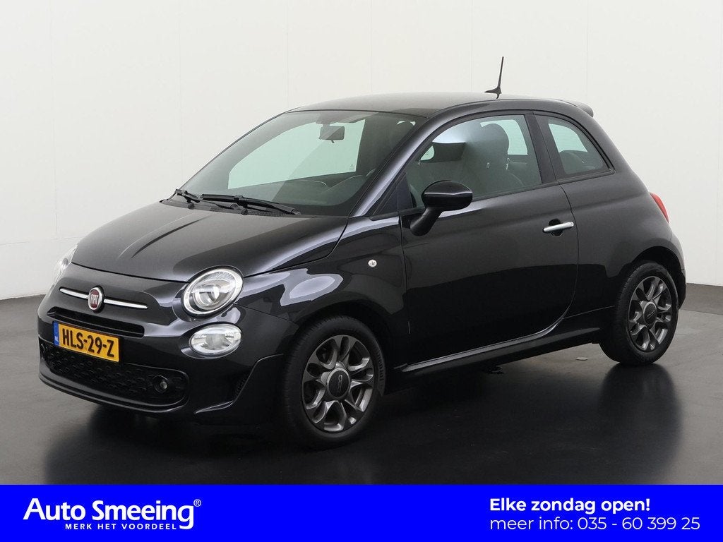 Fiat 500 1.0 Hybrid Cult | Airco | Lichtmetalen Velgen | 12, Auto's, Fiat, Voorwielaandrijving, 12 maanden, Stof, Gebruikt