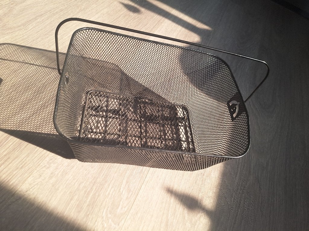 Fietsmandje voor op de bagagedrager, Ophalen, Gebruikt, Fietsmand