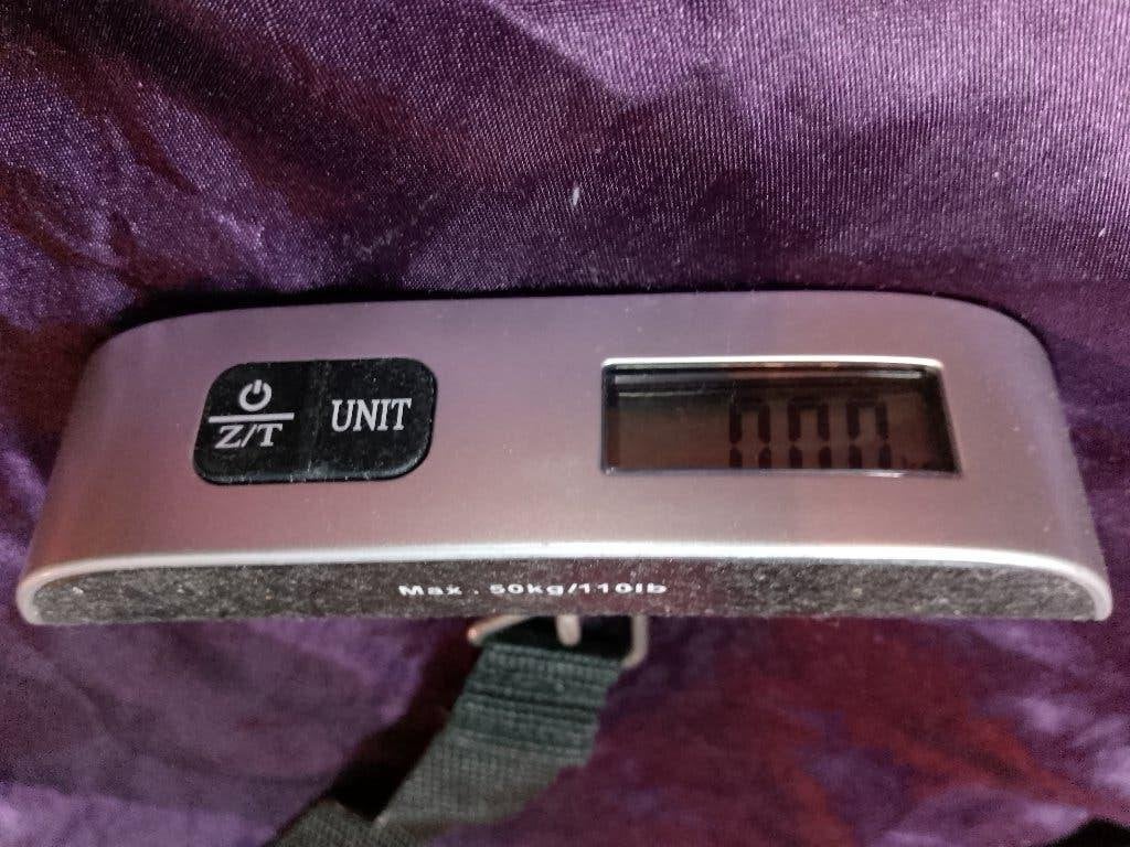 Digitale Koffer/Bagageweger tot 50kg Inclusief sony batterij, Gebruikt, Ophalen of Verzenden, Digitaal, Overige typen