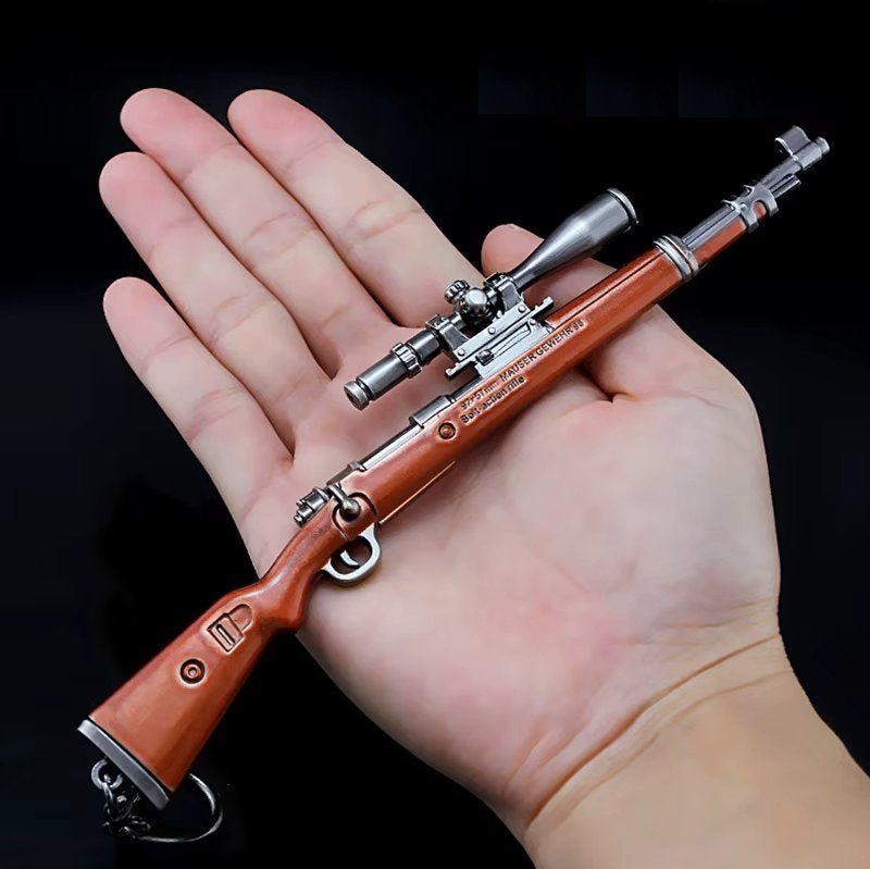 Metalen Miniatuur Duitse Kar98k Rifle, Verzenden, Nieuw