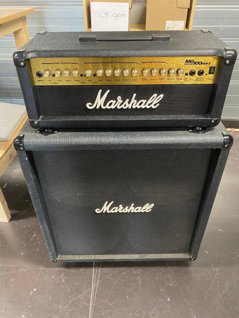 Marshall versterker MG series 100HDFX, Ophalen, Gebruikt, Gitaar, 100 watt of meer