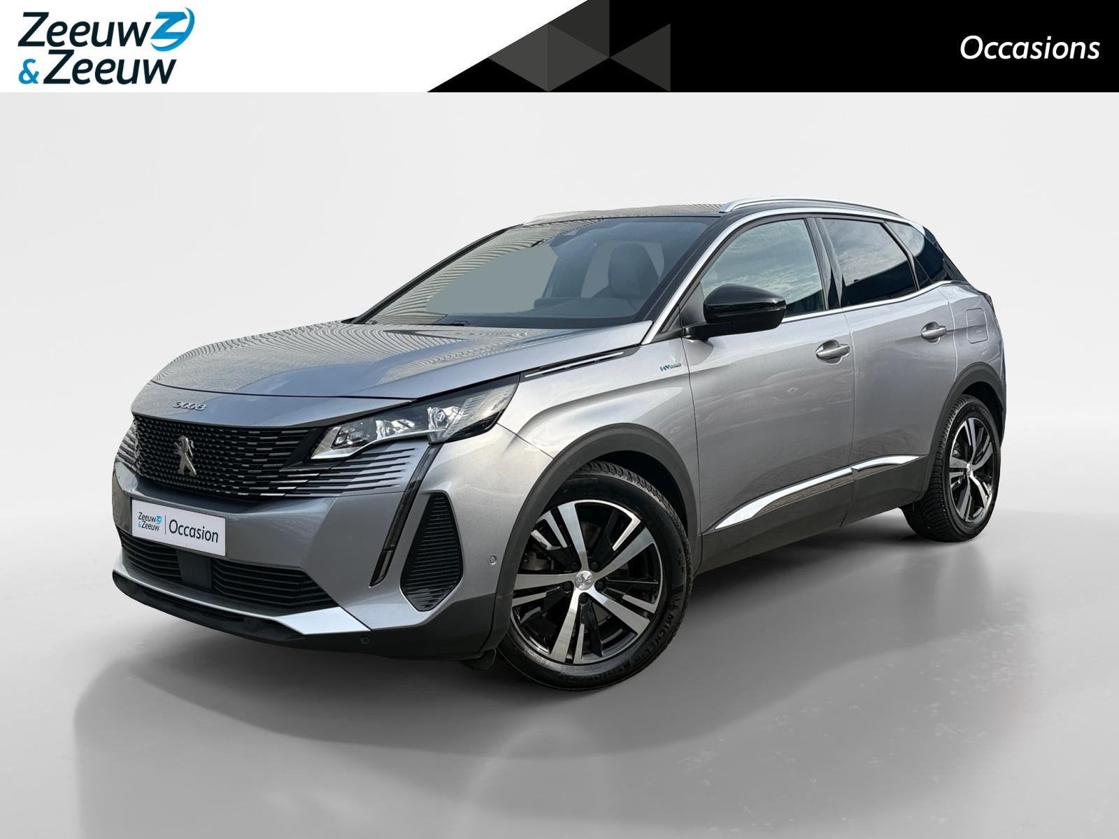 Peugeot 3008 1.6 HYbrid 225 GT | Adapt. Cruise Control | Ele, Auto's, 12 maanden, Euro 6, 4 cilinders, Bedrijf