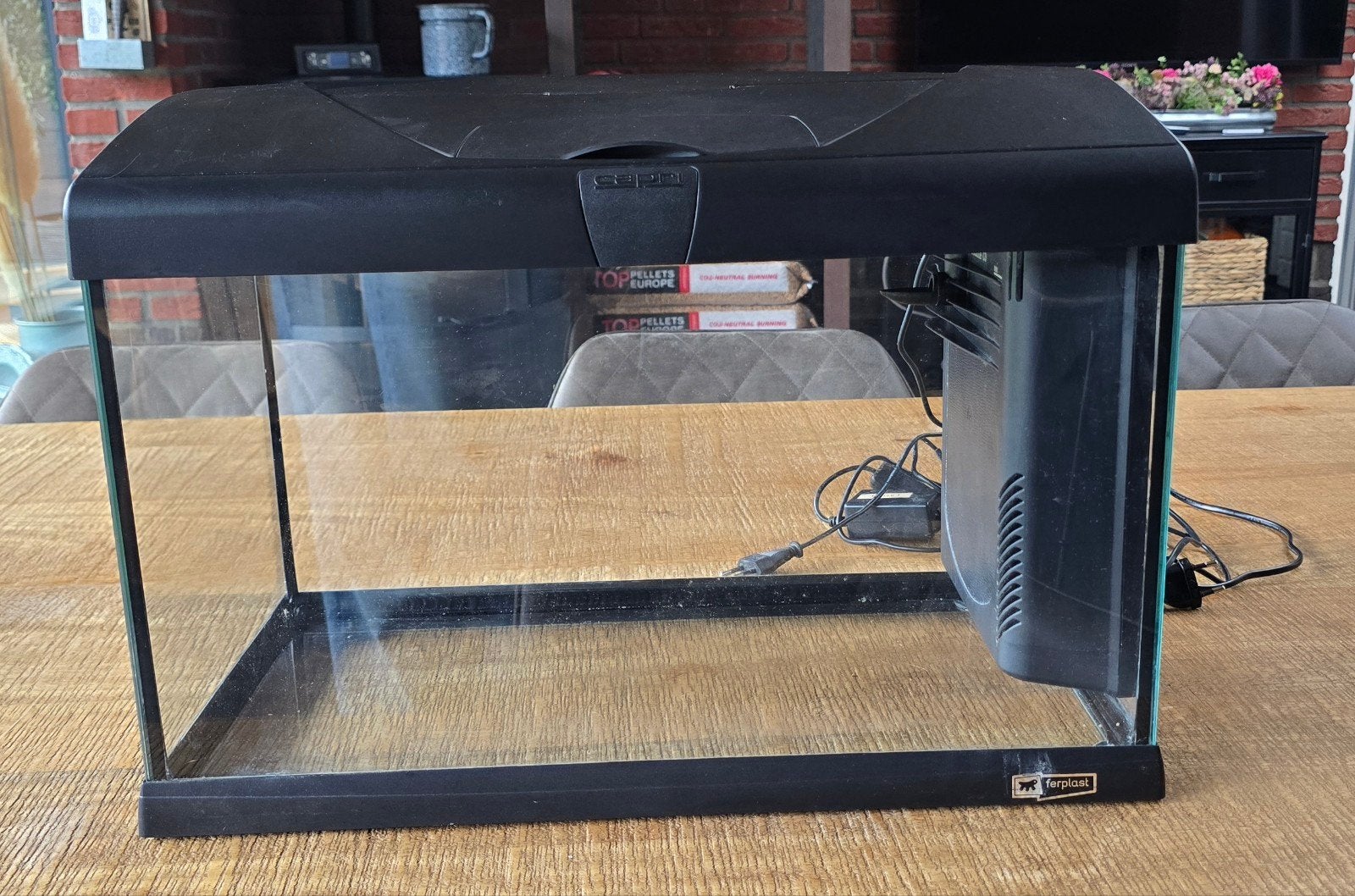Aquarium 50/60 liter, Ophalen, Gebruikt, Leeg aquarium