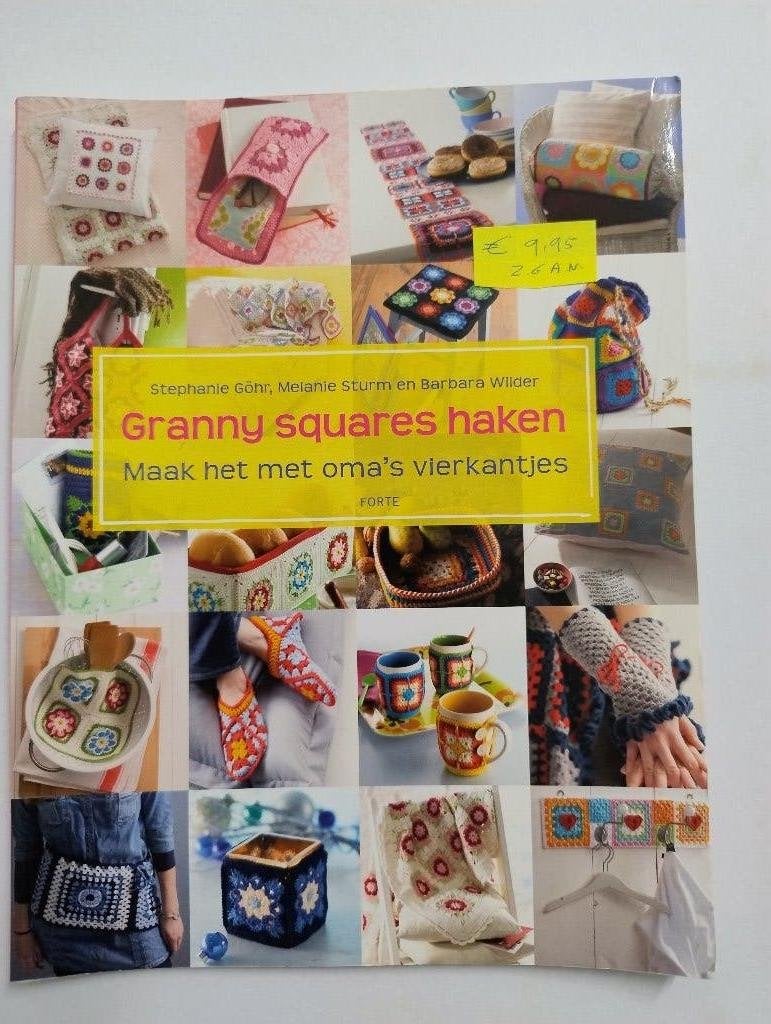 Haakboek Granny squares haken, Ophalen of Verzenden, Zo goed als nieuw, Haken, Patroon of Boek