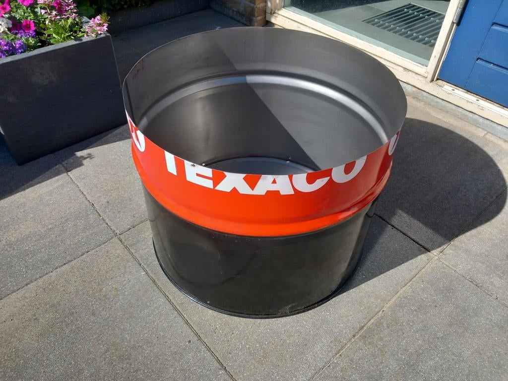 Olievat vuurton, Tuin en Terras, Vuurkorven, Ophalen, Zo goed als nieuw, Vuurton