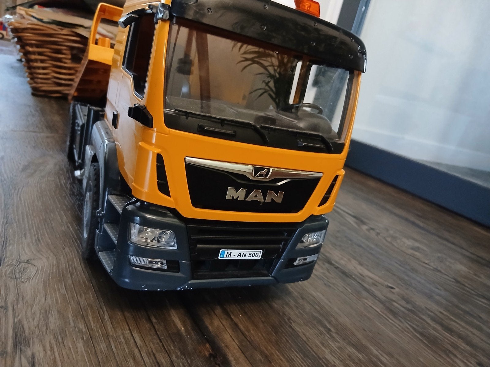 Bruder MAN TGS Takelwagen met Roadster, Ophalen of Verzenden, Gebruikt