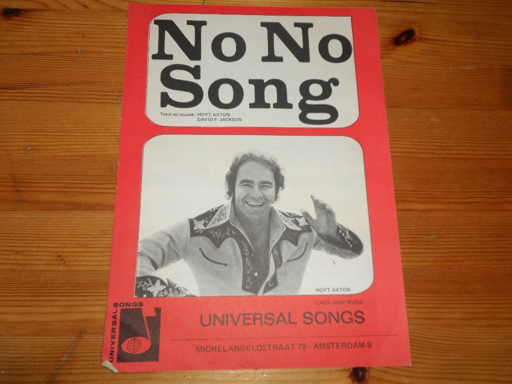 No no song - axton / jackson, Gebruikt, Gitaar, Ophalen of Verzenden, Artiest of Componist