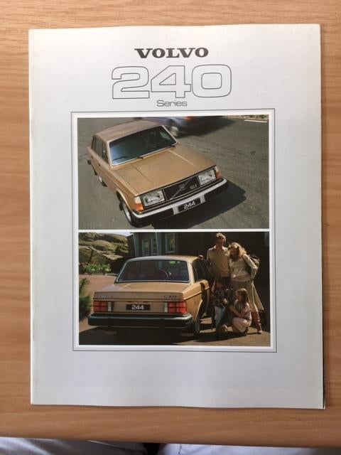 Autofolder/Brochure    Volvo  240  Diesel   1979      Engels, Ophalen of Verzenden, Zo goed als nieuw, Volvo